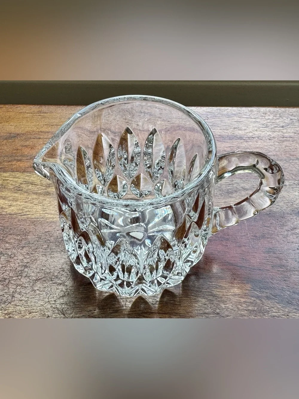 Vintage Gorham Full Lead Crystal Creamer & Covered Sugar Bowl Set West Germany